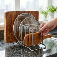 라이크토브 스텐 도마 거치대 4단, 1개, 실버