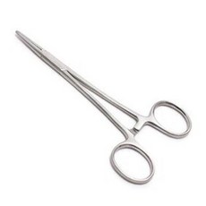 강아지 직선 겸자 전문가용 1P 귀털 관리 거즈 소독용_ 20263522EA