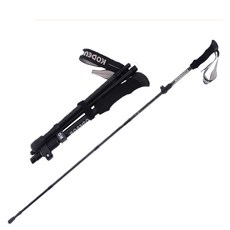 KODEUS 登山杖 3K紋碳纖維折疊登山杖, 3K紋碳纖維折疊登山杖 長款, 1個