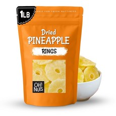오!너츠 건조 파인애플 680g, 말린 파인애플 슬라이스 1파운드