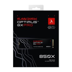 SANDISK Optimus GX PRO 850X NVMe SSD M.2 2280 無散熱片 代理商公司貨, SDSP81100TAN-000E0, 1TB