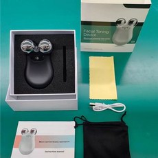 얼굴리프팅기계 미세전류 마사지기 피력기기, 블랙