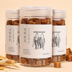 진짜육포 강아지 간식 져키 180g, 황태, 3개