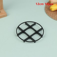 스노우체인10개입 화분 받침대 뿌리 부패 방지 플라스틱 물받이 실내외 가정 정원 용품, 01 12cm