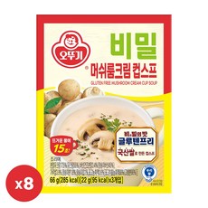 오뚜기 비밀 머쉬룸크림컵스프(22GX3) 8개, 22g, 24개
