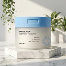 더미스 하이드로젠 클리어 팝 토너 패드, 1