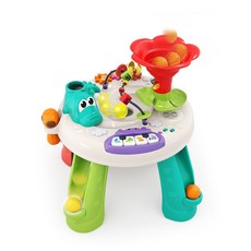 HolaLand 歡樂島 叢林滾球遊戲桌 多功能寶寶玩具 趣味聲光效果 促進手眼協調 匯樂, 彩色, 1個