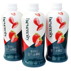 세미 베버시티 후루티 딸기, 1.8kg, 3개