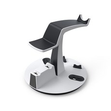 KIWI design D2 充電展示架 PSVR2/PS5 控制器 磁吸快速充電收納展示架, 白, 1套, PC01