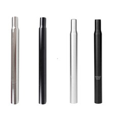 오프스노우 자전거 안장봉 싯포스트 안장포스트, 블랙도금, a_스틸재질, 25.4파이(30cm), 1개