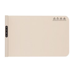 智能觸控石墨烯暖菜板，可捲式收納，多檔調溫，適用多種餐具，告別冷菜, 米白色, 1個