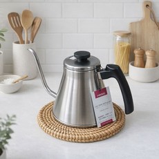 하리오 드립포트 1.2L 인덕션 가능 스테인레스 드립주전자 일본, 1개