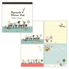 Hallmark 史努比 Snoopy 便條紙, 1個, 03.綠色款