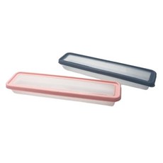 도시락수저통 수저 케이스 휴대용 수저집 직장인 학생 숟가락 케이스세트, 소-블루, 1개