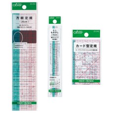 크로바 일제 그레이딩자 3종세트 방안자세트, 1세트, 9cm+15cm+20cm