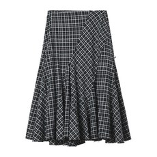 b+ab 체크 패턴 스커트