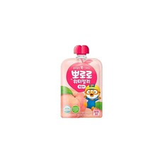 팔도 뽀로로 워터젤리 복숭아 120ml 1개, 1