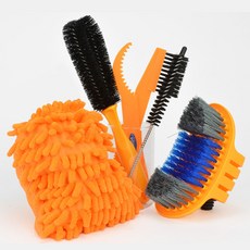 자전거 체인 청소 6종 브러쉬 키트 세차 세척 청소세트, 1개