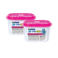 물먹는하마 옷장용 제습제, 300g, 2개