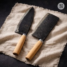 국산 은성 무쇠칼 1P ( 전통 사각칼 대바칼 주방 다용도 수제 대장간칼 업소용 식당 부엌칼 고기칼 생선칼 식도 ), 사각대바 1개