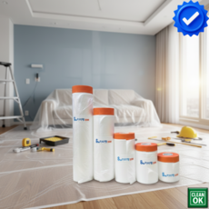 SM 커버링 테이프 카바링 비닐 20M 페인트 도장 인테리어 보양 자재 현장필수품 (40/65/90/150/200cm), 65cm