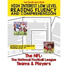 (영문도서) High Interest Low Level Reading Comprehension and Fluency The NFL: The National... Paperback, Independently Published, English, 9798346973232