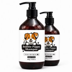 버블퍼피 강아지 샴푸 애플향 국내특허 대용량, 1개, 500ml