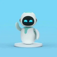 로봇 감성 친구 상호 작용 AI 디지털 라이프 데스크탑 애완 동물 또는 5개의 무작위 액세서리, 02 파란