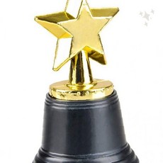 별 모양 금색 장식 미니 트로피 어린이 학생 시상식 행사 학교 학원 유치원, 상세페이지 참조