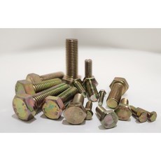 M10 스패너 14mm 일반황색육각볼트 1.25P, 1개, 25mm, M10 x 1.25