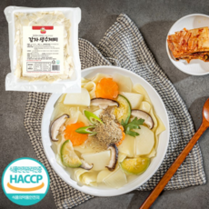 국산 감자로 만든 감자 생 수제비 수제비 비건 푸드 식품, 1개, 1kg