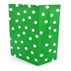 생활의 미쁨 컬러 도트 선물 포장 봉투 쇼핑백제작, 보라