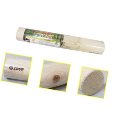 목베개 편백나무 경침 베개 마사지볼 건강관리 (약48x7cm), 본상품