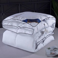 酒店同款羽絲被，四季通用保暖被芯，學生宿舍單雙人加厚被子，臺灣倉出貨, 灰色,1.5X2米約4斤春秋被已質檢