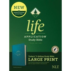 (영문도서)NLT Life Application Study Bible Third Edition Large Print (Leatherlik... Imitation Leather, Tyndale House Publishers, English, 9781496439369