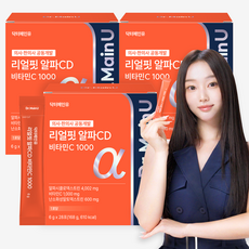 닥터메인유 리얼핏 알파CD 국내최대 알파시클로덱스트린 알파시디 비타민C 6gx28포, 3개, 148g