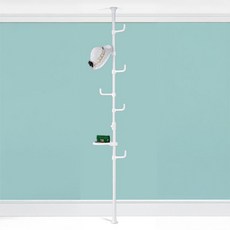 왕자 원형선반폴행거_화이트_631, 화이트