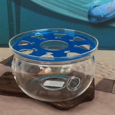 해성도자기 항아리 유리 티워머 HS401 티팟 차데우기 다도 온도 유지, 1개