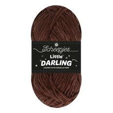 Scheepjes Little Darling 50g 실 컬러 415 피글렛 뜨개질 및 코바늘 뜨개질용 부드러운 파스텔 핑크, 3-브루인