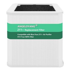 ANGELOYANG 1 Pack 211+ Replacement Filter 호환 with Blue Pure Air Purifiers H13 Tr