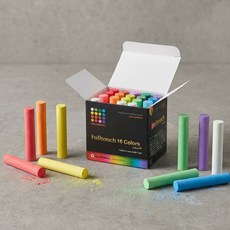 하고로모 풀터치 탄산형광분필 16색 혼합 (20본/FCK209L), 단품, 상세페이지 참조