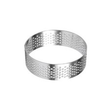 둥근 모양의 케이크 링 무스 링 페이스트리 비스킷 커팅 몰드 베이킹 가젯 스테인리스 스틸 소재 9가지 사이즈, 02