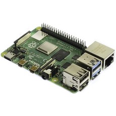 Raspberry Pi 4 모델 B 2019 쿼드 코어 64비트 WiFi 블루투스 (1GB), 단일구성