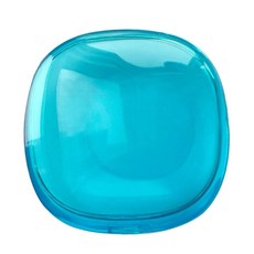 1개 치아 교정 케이스 치과용 투명 교정기 보관함 마우스 가드 틀니 보관함 교정기 케이스, 검정