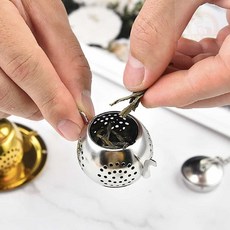 우동할매 티팟 티 인퓨저 받침포함 스텐차거름망
