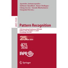 (영문도서) Pattern Recognition: 27th International Conference Icpr 2024 Kolkata India ... Paperback, Springer, English, 9783031783883