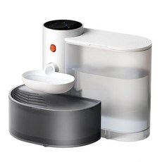 智能傾倒式寵物自動飲水機, 白色, 1個