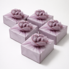 미담 크리스탈 보자기 선물 포장용 30x30cm, 5개, 팥보라