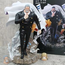 海賊王 GK 海軍大將 卡普 白色 黑色 三頭鵰 擺件 模型 盒裝手辦 PXBC, 1個, 海軍大將黑色卡普三頭雕47cm