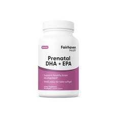 페어헤븐헬스 프리네이탈 DHA + EPA 오메가3 소프트젤 임산부 오메가, 3개, 90정